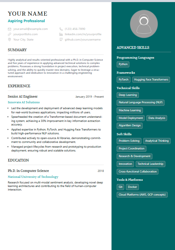 Resume template 7